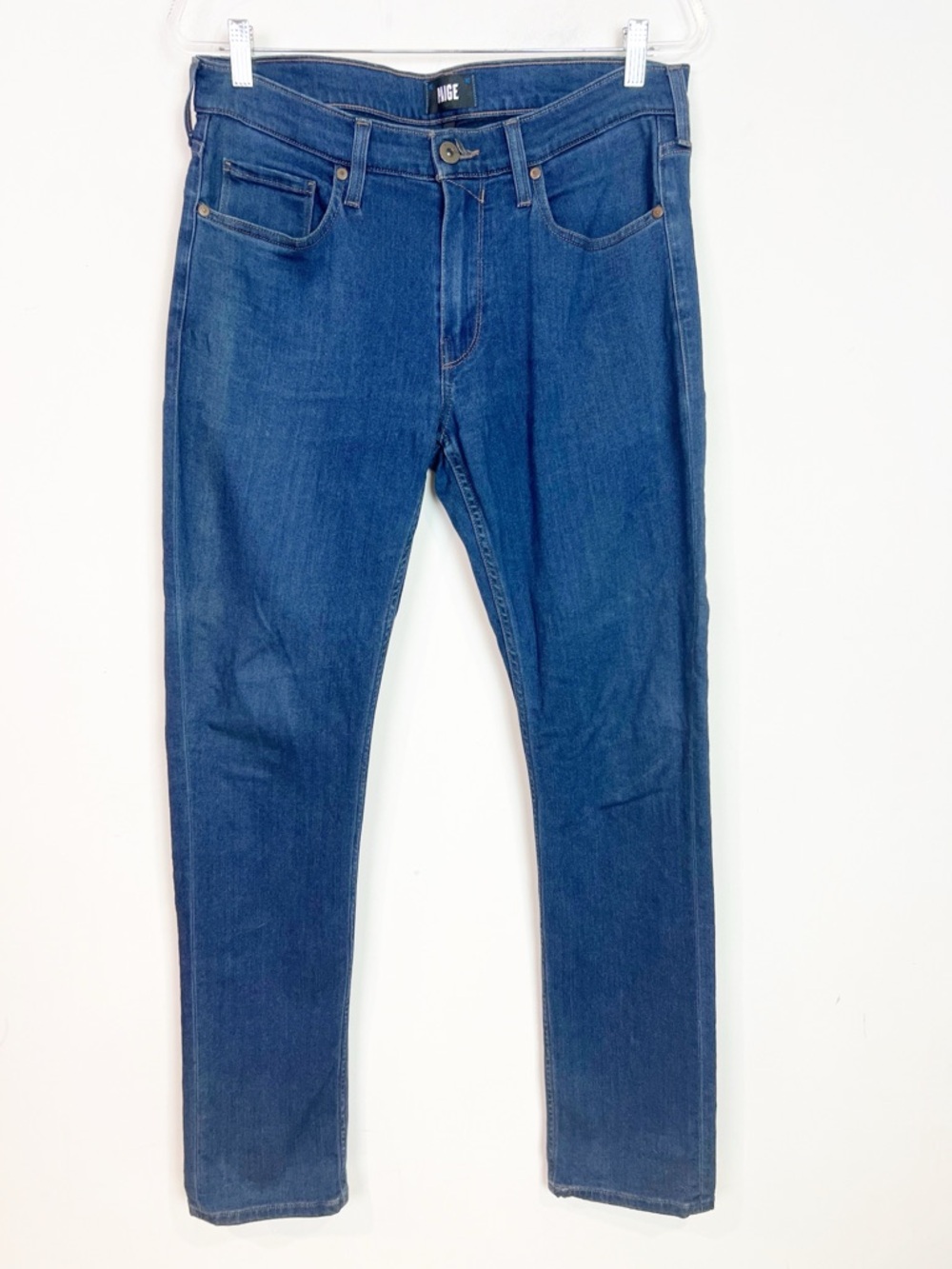 PAIGE FEDERAL SLIM STRAIGHT JEANS IN WASH MADDIN MENS SZ 32